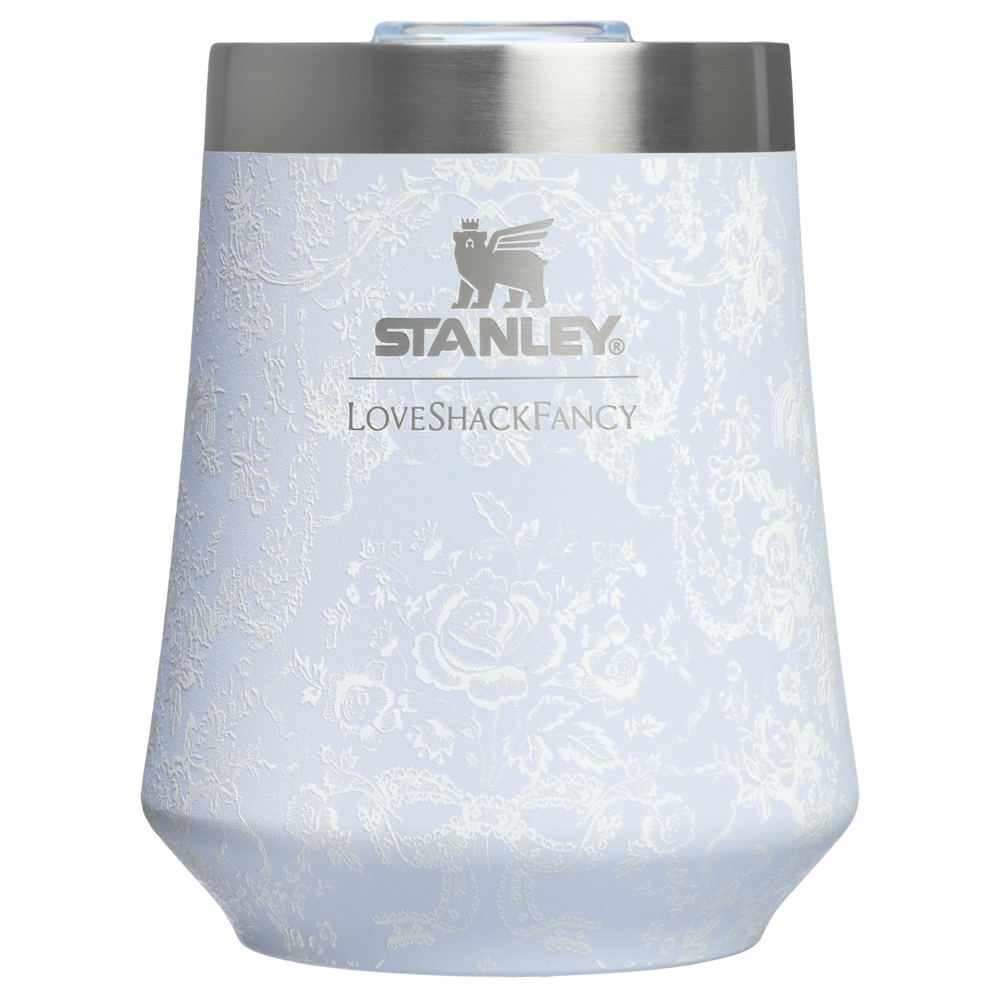 Stanley 1913 Stanley 1913 x LoveShackFancy Holiday Reserve All Day Wine Set 34 OZ 11 OZ in Toscana Toile Alpine Blue | View 2