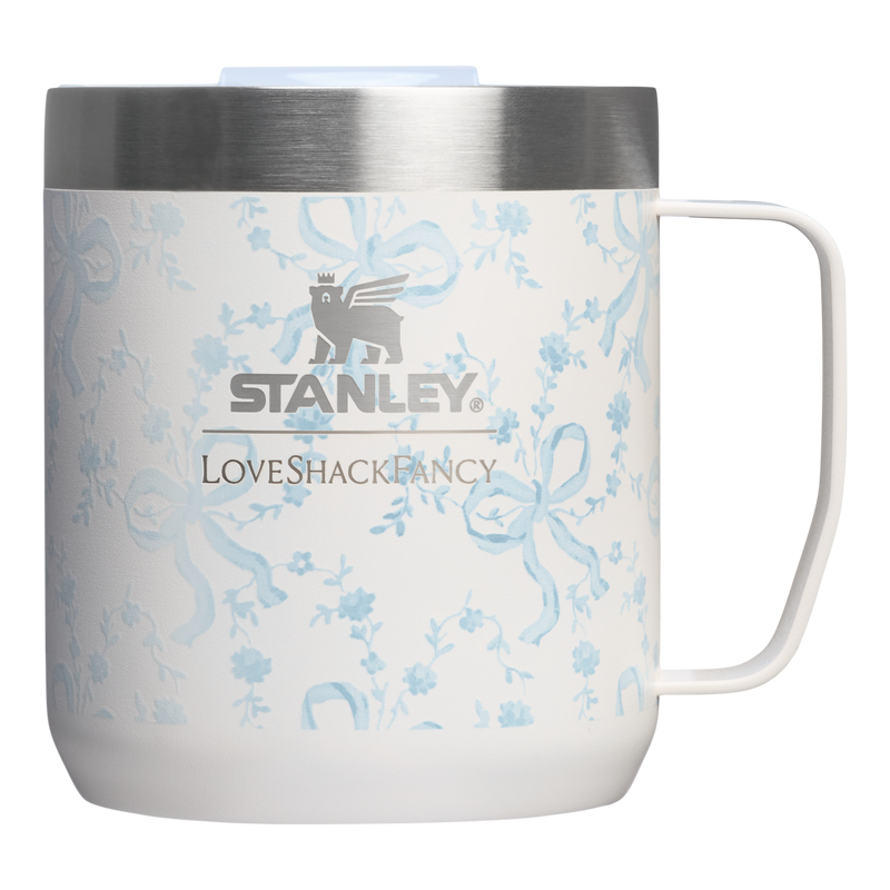 Stanley 1913 Stanley 1913 x LoveShackFancy Holiday The Everyday Cocoa Set in Coquette Bow Winter Ice | Front View