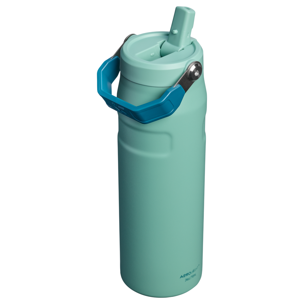 Stanley 1913 The IceFlow™ Bottle with Flip Straw Lid 24 OZ - Stanley Create in Spring Green | Back View