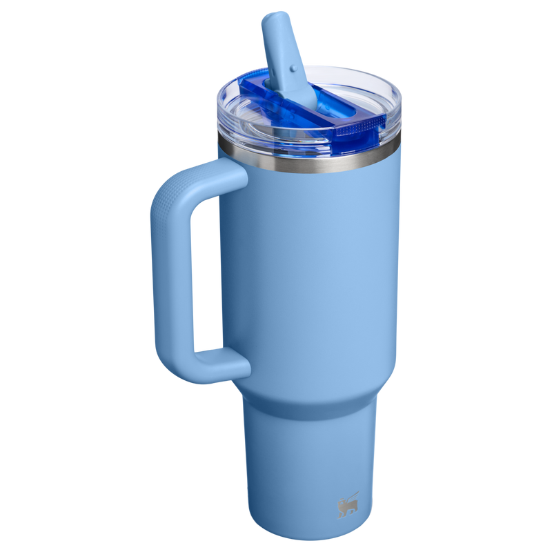 Stanley 1913 The Quencher ProTour Flip Straw Tumbler 40 OZ in Blue Sky | Back View