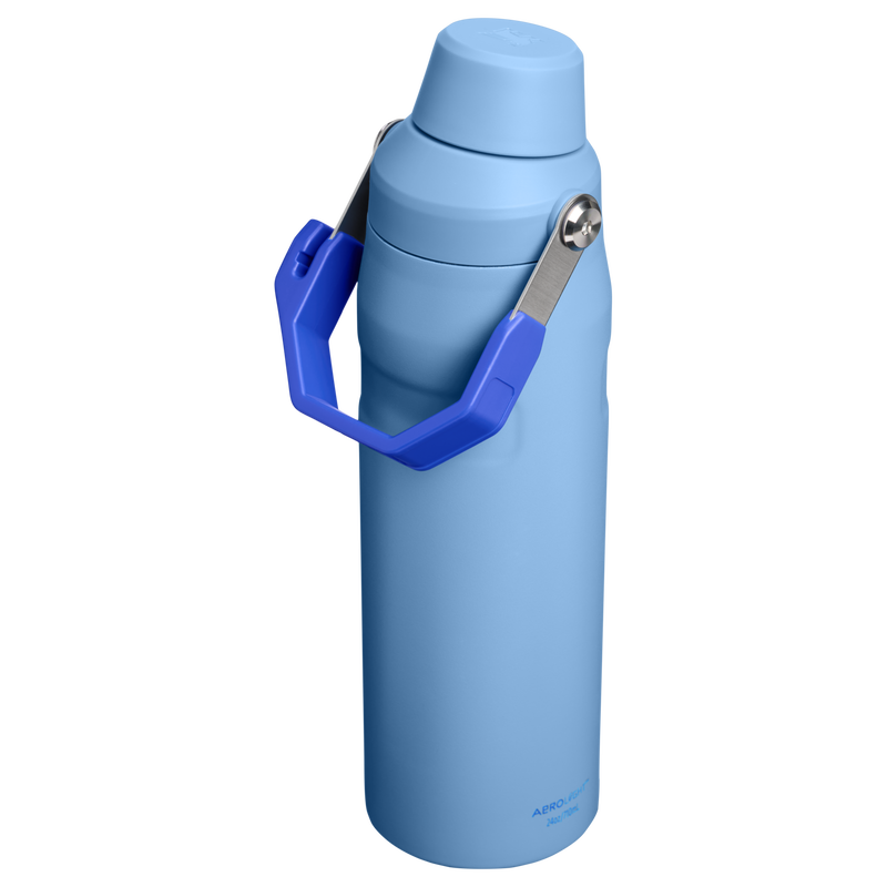 Stanley 1913 IceFlow™ Bottle with Fast Flow Lid 24 OZ in Blue Sky | Back View