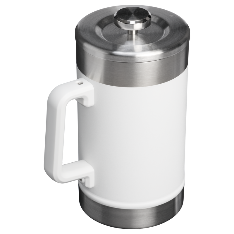 Stanley 1913 Classic Stay Hot French Press 48 OZ in Frost | Back View