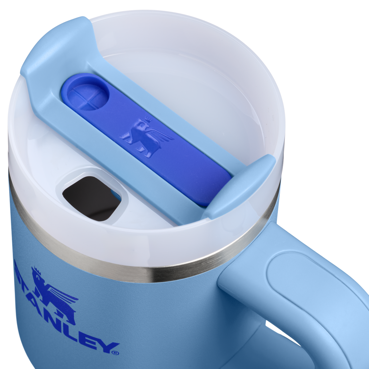 Stanley 1913 The Quencher H2.O FlowState™ Tumbler 14 OZ - Stanley Create in Blue Sky | Lid Detailed View