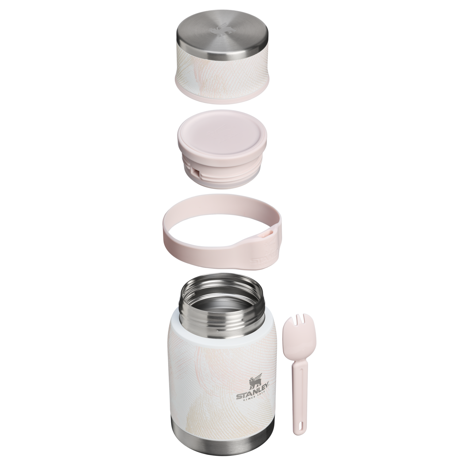 Stanley 1913 Classic Legendary Food Jar + Spork 14 OZ in Sahara Plume | View 5