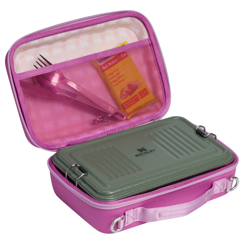 Stanley 1913 All Day Mini Lunch Box 4.2 QT in Dark Blossom | Open View