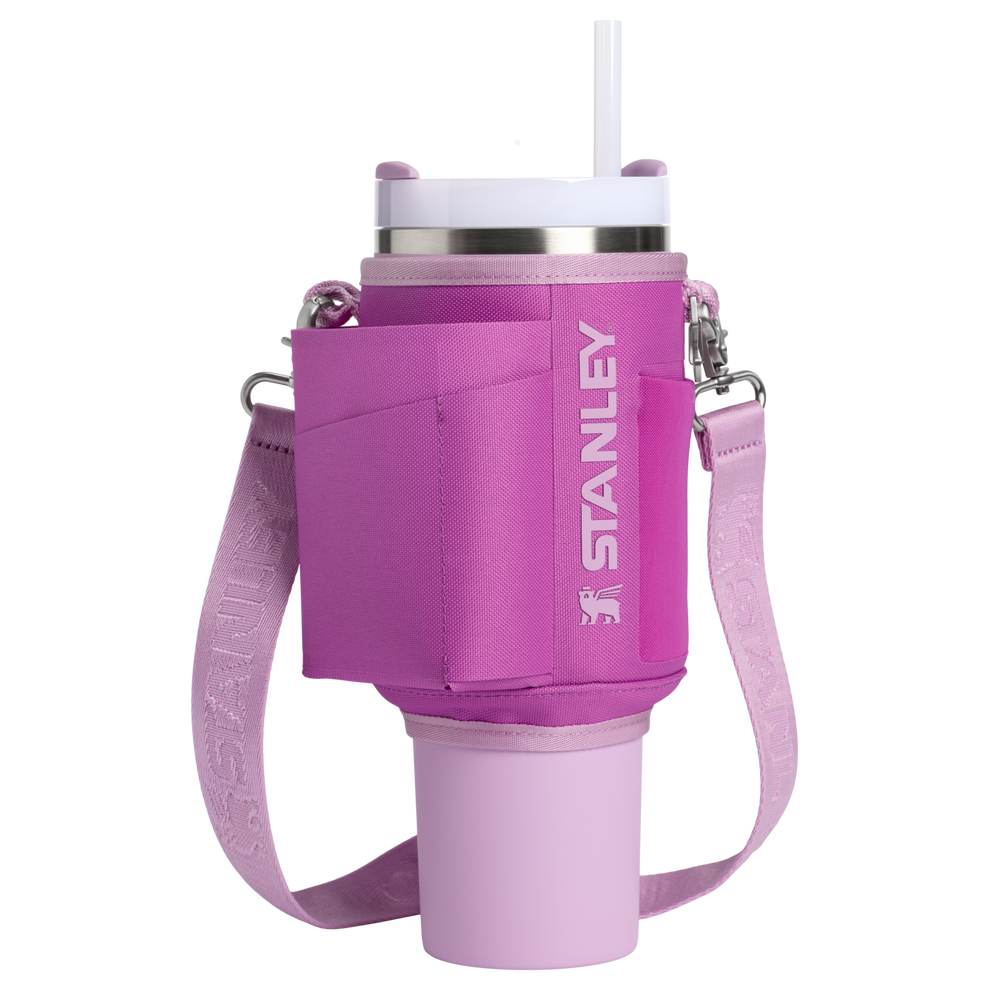 Stanley 1913 The All Day 40 OZ Quencher Carry-All in Dark Blossom | Front View