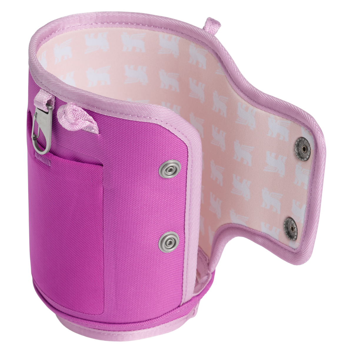 Stanley 1913 The All Day 40 OZ Quencher Carry-All in Dark Blossom | Open View