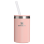 Swatch for Stanley 1913 The Everyday Can Cooler Cup 10 OZ in Peach Rose Picnic Stripe