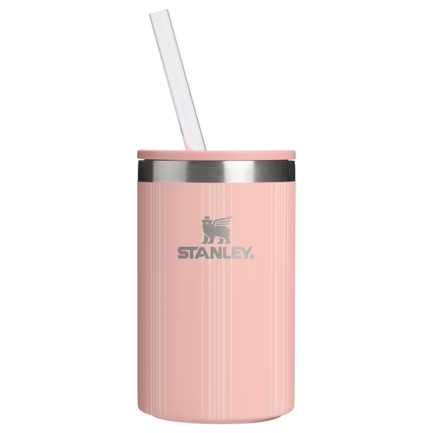 Stanley 1913 The Everyday Can Cooler Cup 10 OZ in Peach Rose Picnic Stripe | View 1