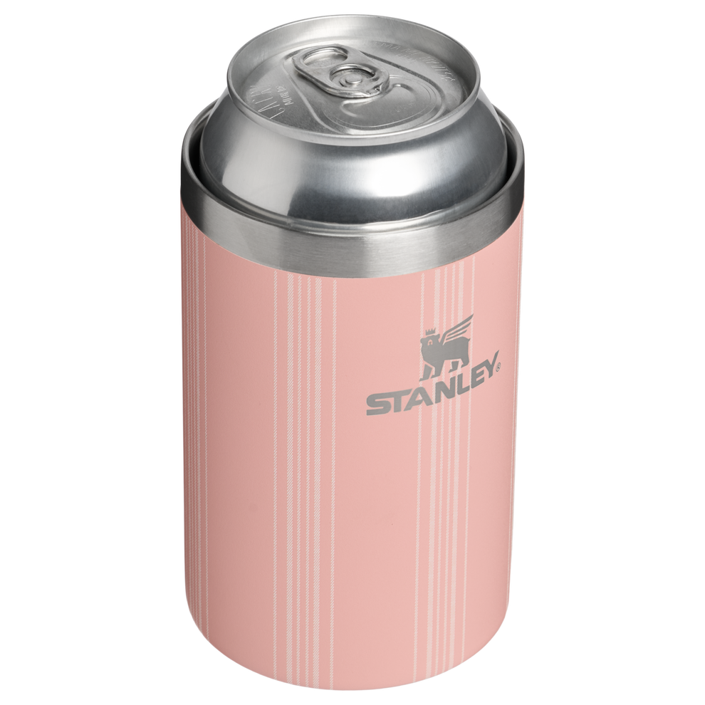 Stanley 1913 The Everyday Can Cooler Cup 10 OZ in Peach Rose Picnic Stripe