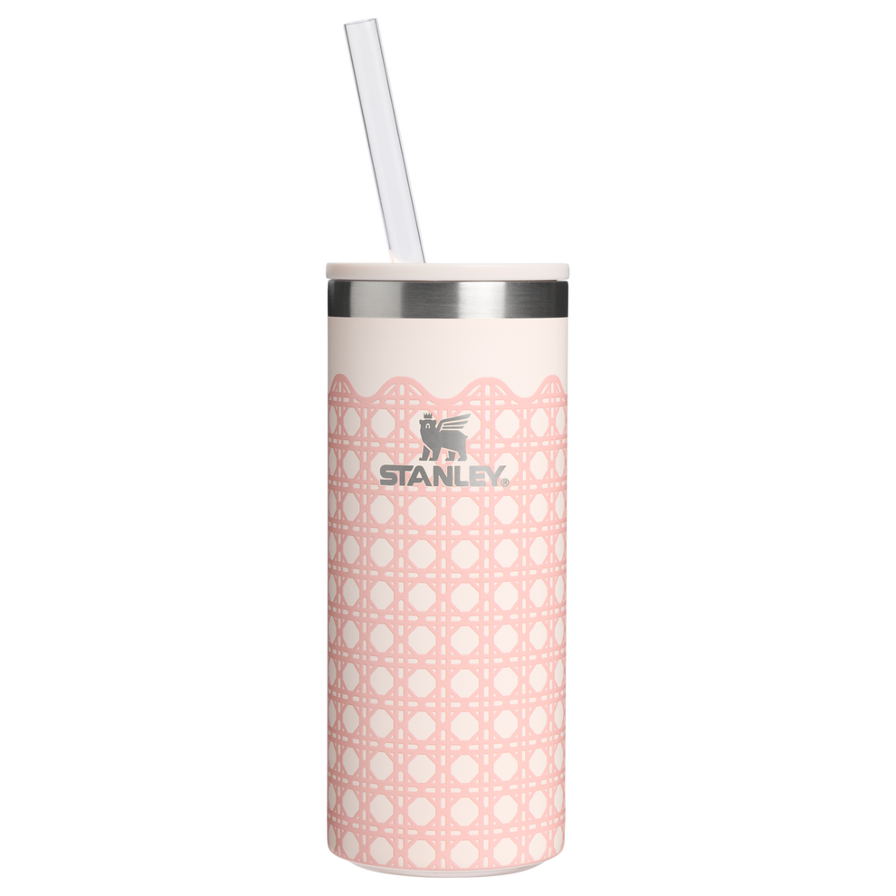 Stanley 1913 The Everyday Slim Can Cooler Cup 10 OZ in Rose Quartz Rattan