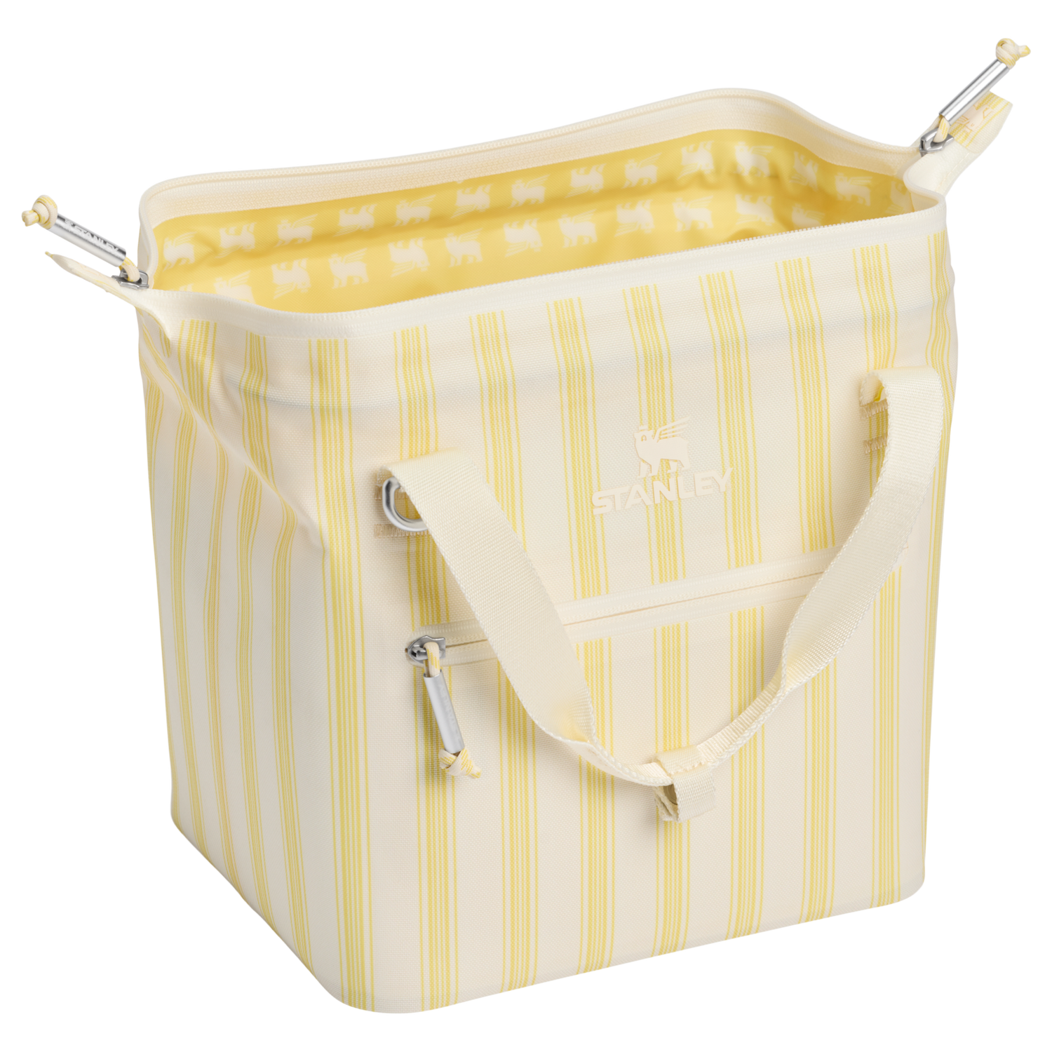 Stanley 1913 The All Day Julienne Mini Cooler 7.4 QT in Cream Picnic Stripe | View 2