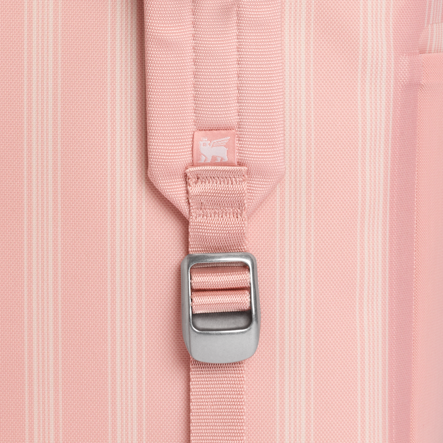 Stanley 1913 The All Day Madeleine Mini Cooler Backpack 14 QT in Peach Rose Picnic Stripe | View 4