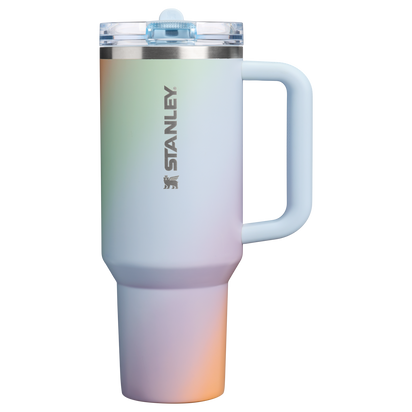 Stanley 1913 The Quencher ProTour Flip Straw Tumbler 40 OZ in Sunrise Spiral | Front View
