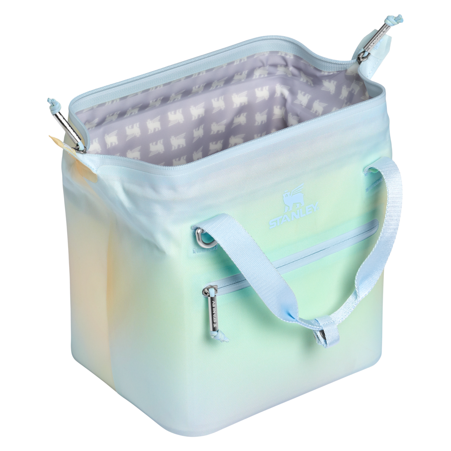 Stanley 1913 The All Day Julienne Mini Cooler 10 Can 7.4 QT 7.0 L in Sunrise Spiral | View 2