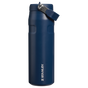 Swatch for Stanley 1913 The IceFlow™ Bottle with Flip Straw Lid 24 OZ - Stanley Create in Dark Navy | Front View