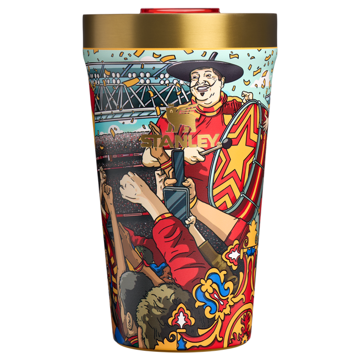 Stanley 1913 The Fútbol Artist Collection Everyday Tumbler 16 OZ in España | Front View