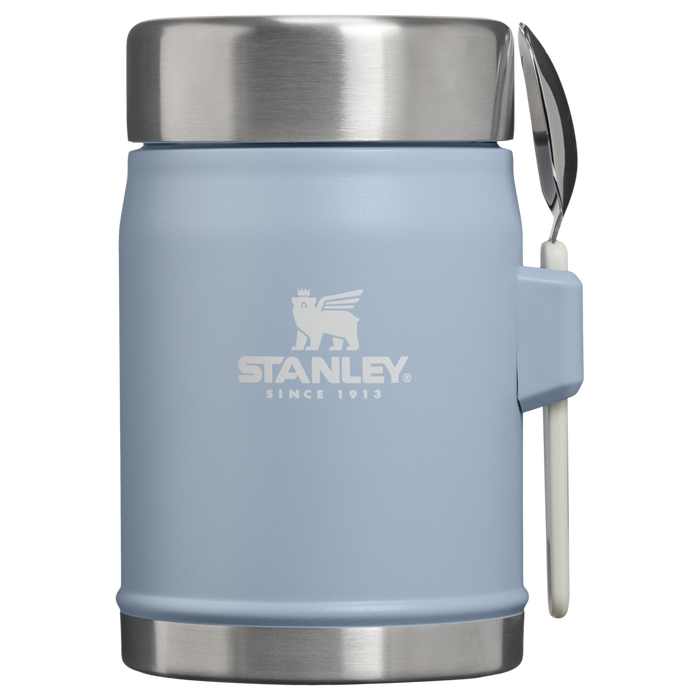 Stanley 1913 Classic Legendary Food Jar + Spork 14 OZ in Blue Dream Stone | Front View