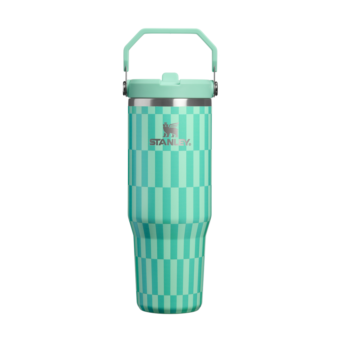Stanley 1913 The IceFlow™ Flip Straw Tumbler 30 OZ in Dream Green Tile | Front View