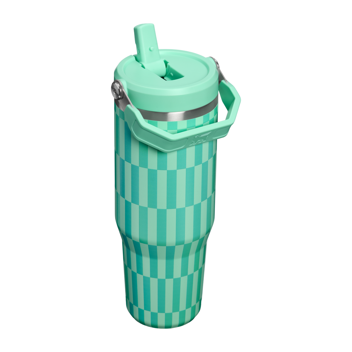 Stanley 1913 The IceFlow™ Flip Straw Tumbler 30 OZ in Dream Green Tile | Back View