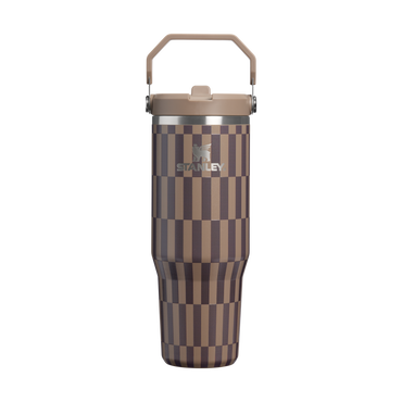 Stanley 1913 The IceFlow™ Flip Straw Tumbler 30 OZ in Smokey Taupe Tile | Front View