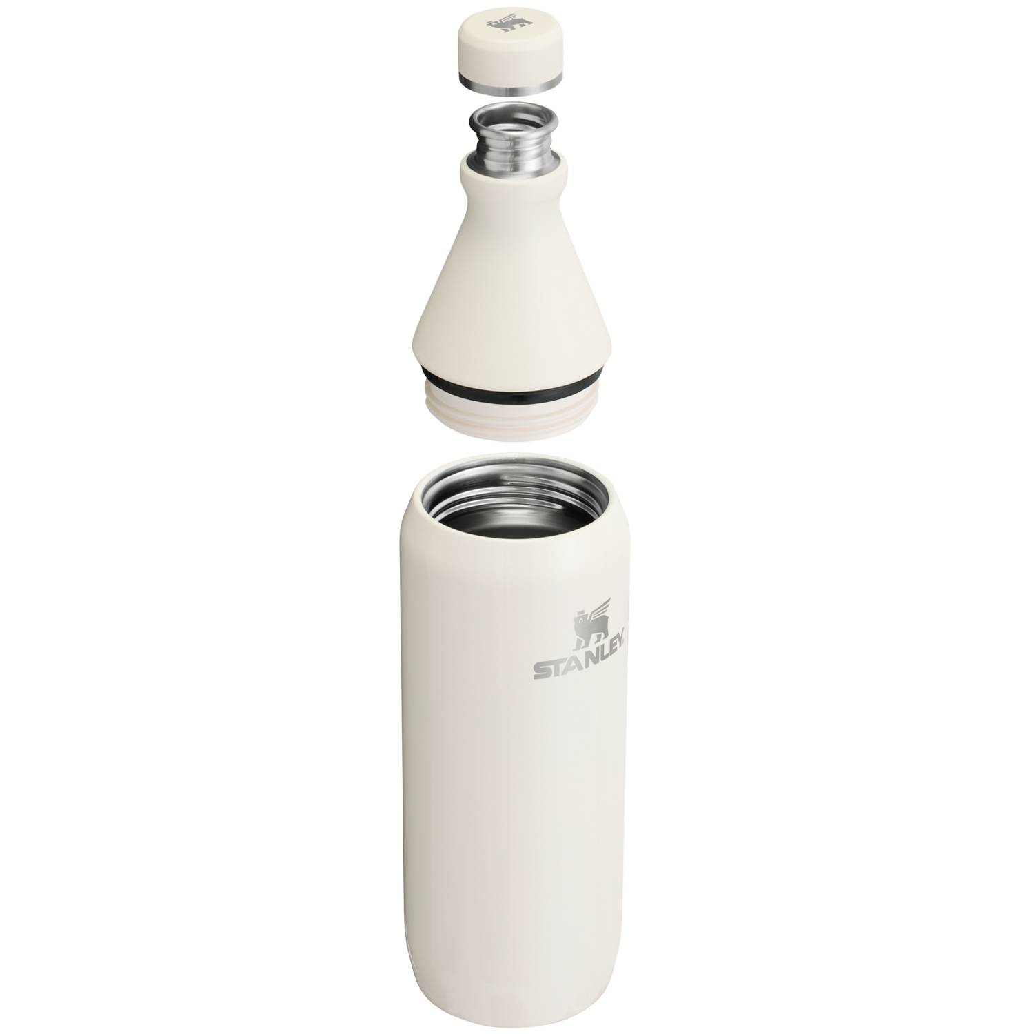 Stanley 1913 All Day Slim Bottle 20 OZ in Cream | View 2