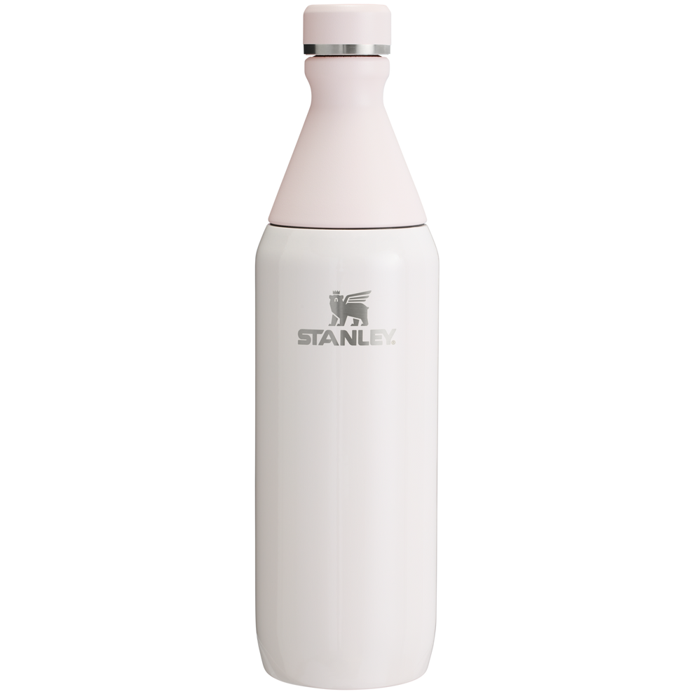 Stanley Leak Proof 20 OZ All Day Slim Bottle  with removable collar in Rose Quartz Gloss