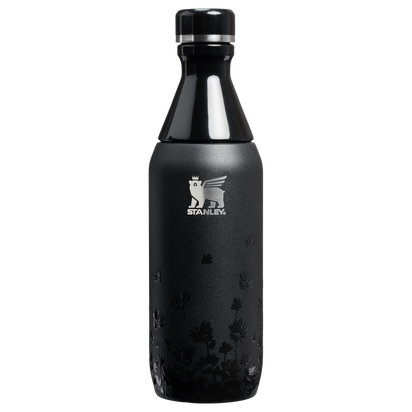 Stanley 1913 The All Day Slim Luxe Bottle 12 OZ in Midnight Ruby | Front View