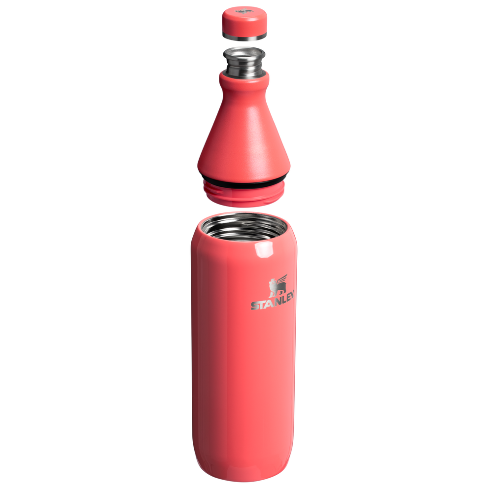 Stanley 1913 All Day Slim Bottle 20 OZ in Hot Coral Gloss