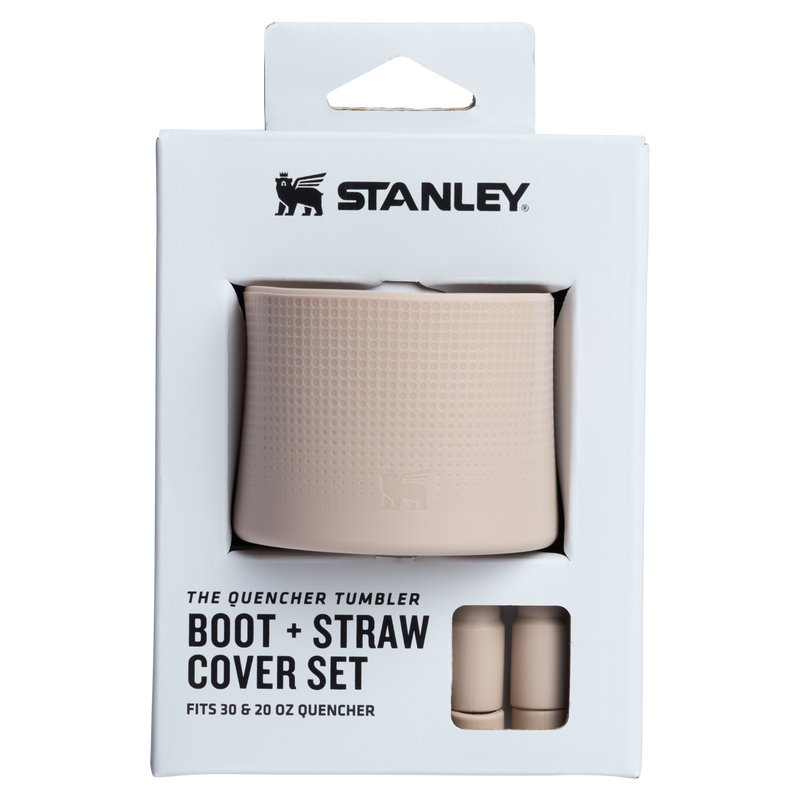 Stanley 1913 Stanley Quencher Boot and Straw Cover Set 30 OZ & 20 OZ in Sand | Front View