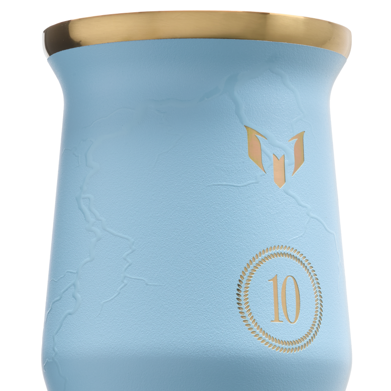 Stanley 1913 The Messi x Stanley Classic Mate Mug 8 OZ in Messi Striker Blue | Detailed View