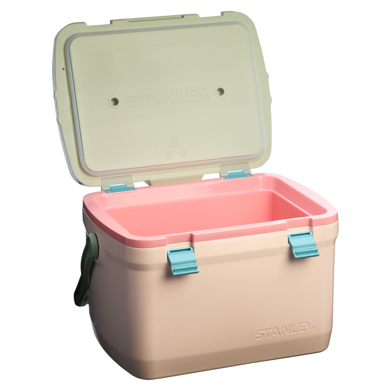Stanley 1913 The Easy Carry Outdoor Cooler 16 QT in Lichen Conch | Open View