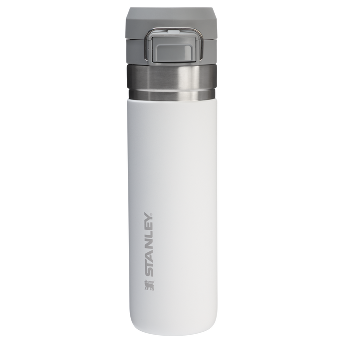 Stanley 24 OZ Quick Flip Go Bottle In Frost White