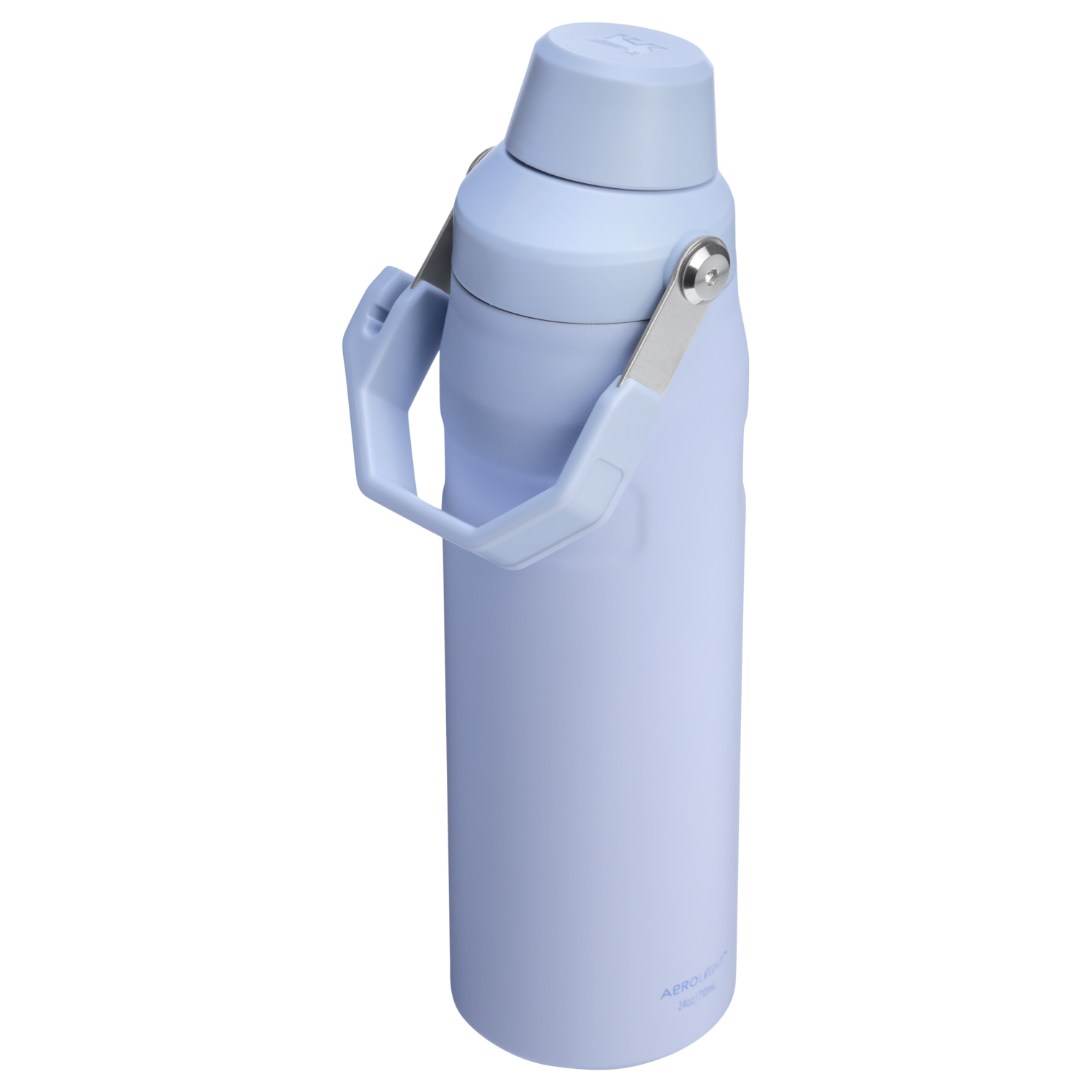Stanley 24 OZ IceFlow Aerolight Stainless Steel Water Bottle In Dew Drop Purple with Fast Flow Lid