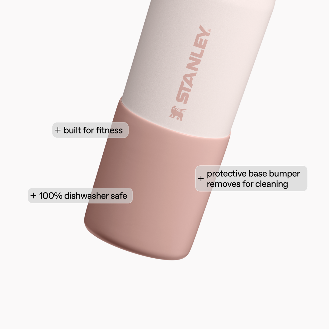 Stanley 1913 The Vitalize™ Tempo Bottle 24 OZ in Rose Quartz | Infographic View