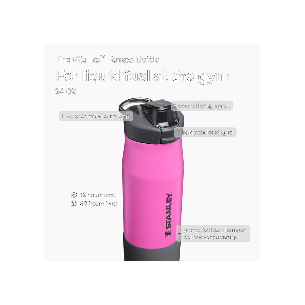 Stanley 1913 The Vitalize™ Tempo Bottle 24 OZ in Hot Pink
