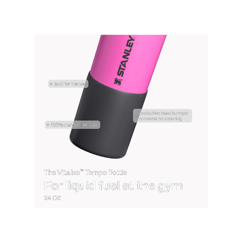 Stanley 1913 The Vitalize™ Tempo Bottle 24 OZ in Hot Pink | Infographic View