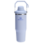 Stanley 36 OZ IceFlow Aerolight Stainless Steel Water Bottle In Dew Drop Purple with Fast Flow Lid