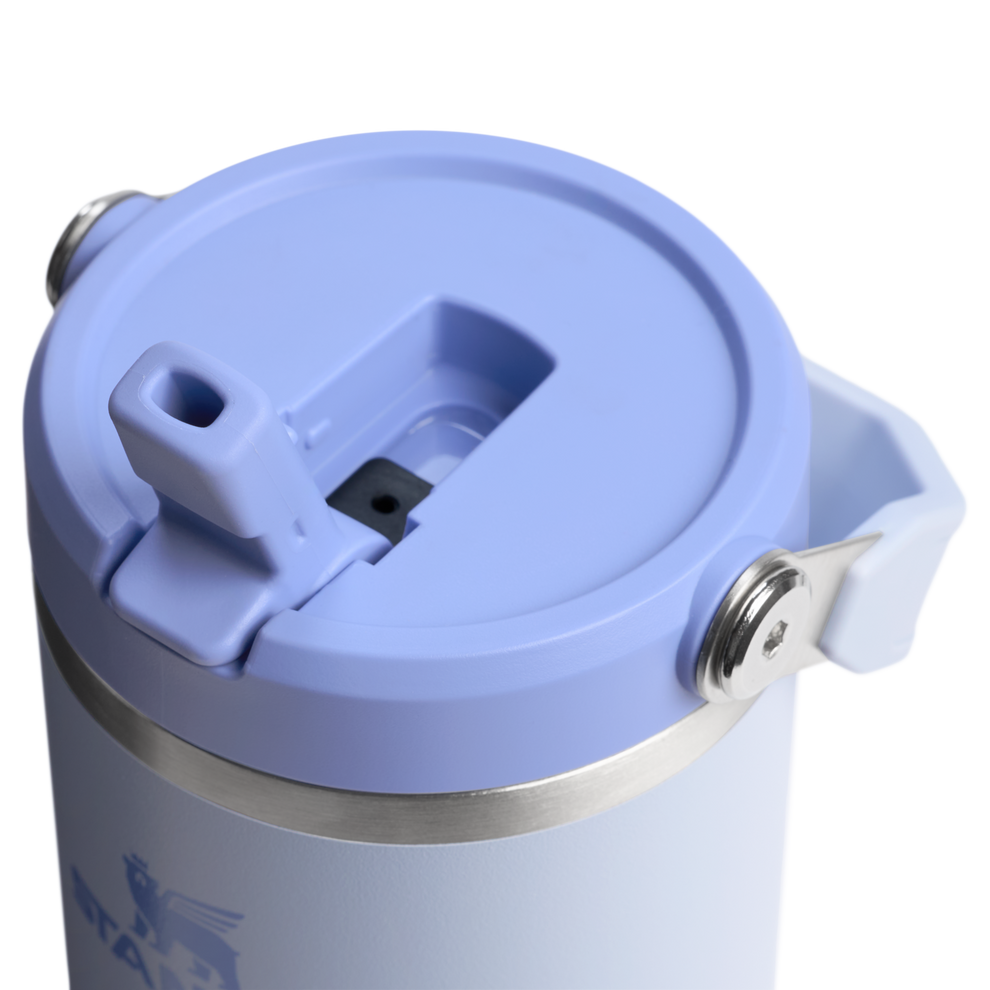 Stanley 30 OZ IceFlow Stainless Steel Water Bottle In Dew Drop Purple n with Flip Straw