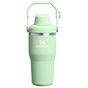 Stanley 20 OZ IceFlow Aerolight Stainless Steel Water Bottle In Pistachio Green with Fast Flow Lid