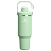 Stanley 20 OZ IceFlow Aerolight Stainless Steel Water Bottle In Pistachio Green with Fast Flow Lid