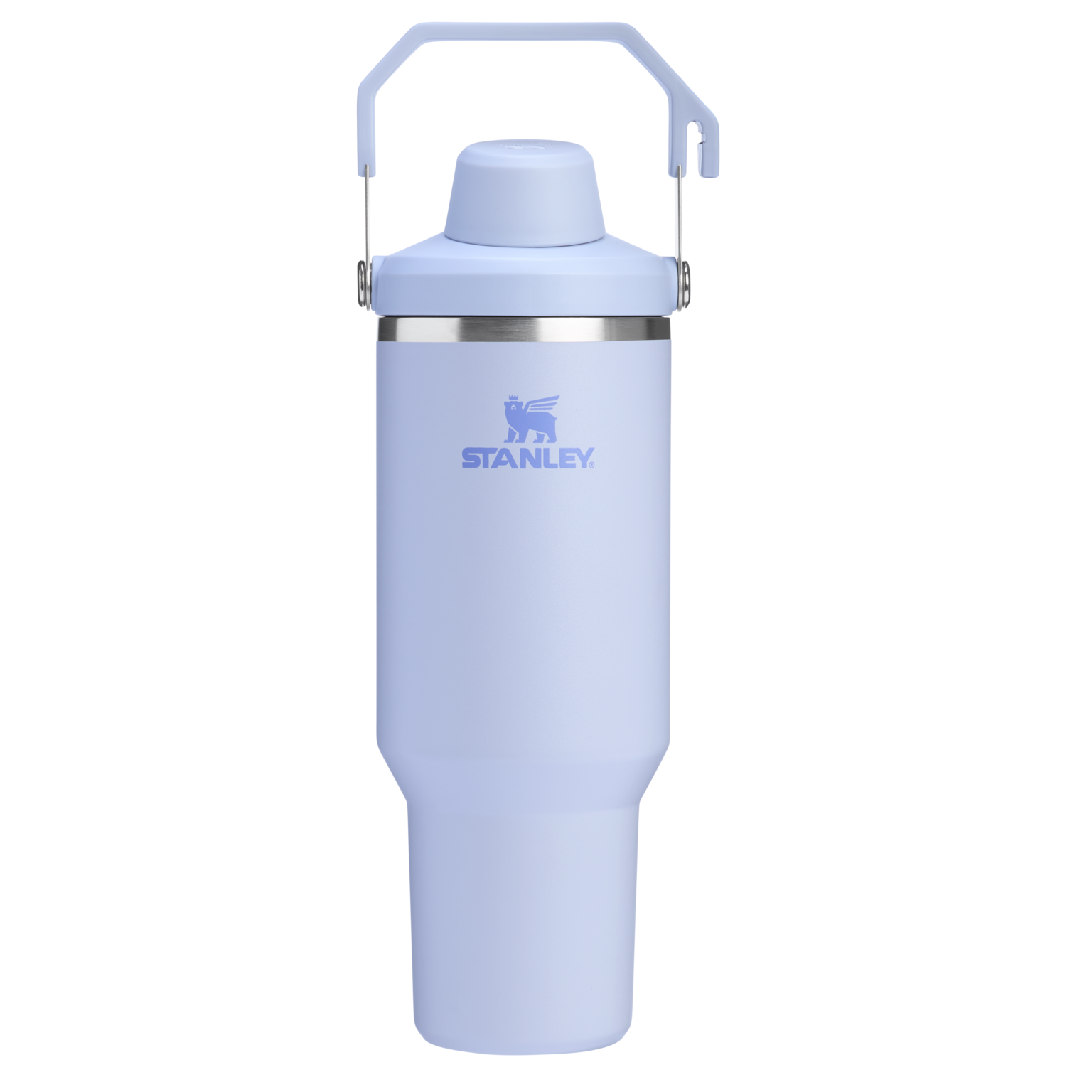 Stanley 40 OZ IceFlow Aerolight Stainless Steel Water Bottle In Dew Drop Purple with Fast Flow Lid