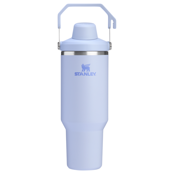 Stanley 40 OZ IceFlow Aerolight Stainless Steel Water Bottle In Dew Drop Purple with Fast Flow Lid