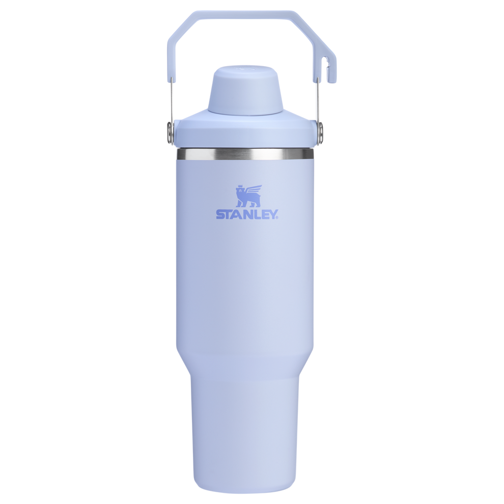 Stanley 40 OZ IceFlow Aerolight Stainless Steel Water Bottle In Dew Drop Purple with Fast Flow Lid