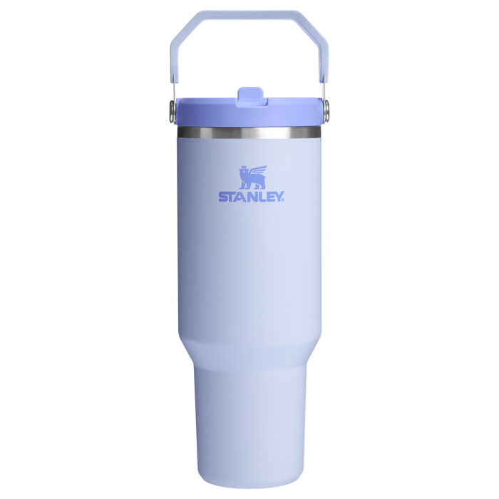 Stanley 40 OZ IceFlow Stainless Steel Water Bottle In Dew Drop Purple n with Flip Straw
