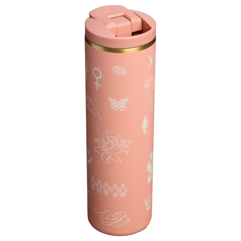 Stanley 1913 The Stanley 1913 x Nest AeroLight™ Transit Flip Top Mug 16 OZ in Her Symbols, Her Story | Back View