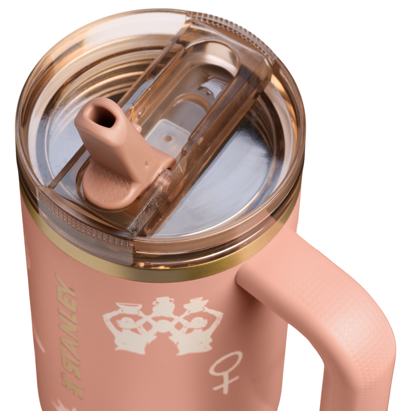 Stanley 1913 The Stanley 1913 x Nest Quencher® ProTour Flip Straw Tumbler 30 OZ in Her Symbols, Her Story | Lid Detailed View