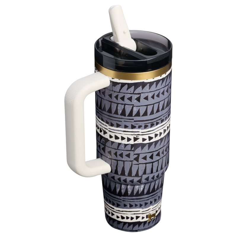 Stanley 1913 The Stanley 1913 x Nest Quencher® ProTour Flip Straw Tumbler 30 OZ in Kofi Masquerade | Back View