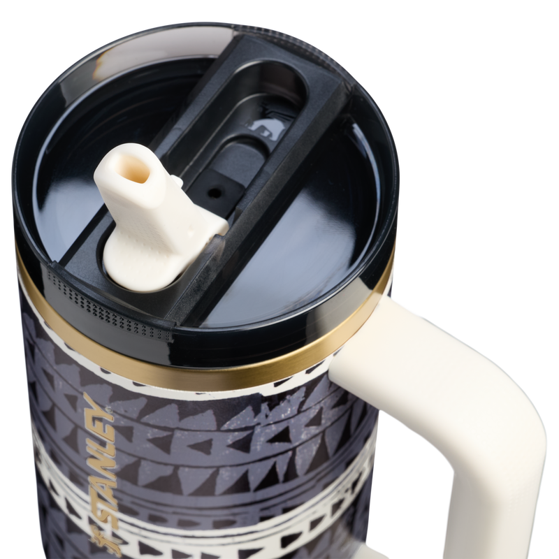 Stanley 1913 The Stanley 1913 x Nest Quencher® ProTour Flip Straw Tumbler 30 OZ in Kofi Masquerade | Lid Detailed View