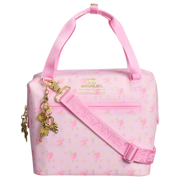 Stanley LoveShackFancy 7.4 QT All Day Julienne Mini Cooler in Ibiza Sunset Pink